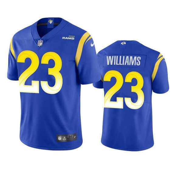 Mens Youths Kids Womens 23 Kyren Williams Royal Vapor Limited Stitched Jersey